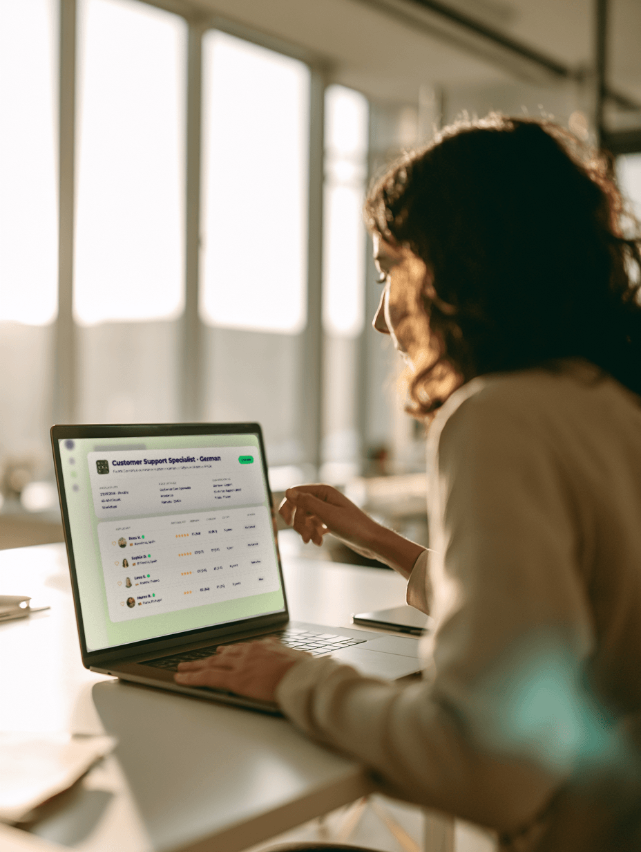 Source, select, and contract multilingual support specialists in days. The Cocoroco platform helps you build high quality support teams without recruitment overhead