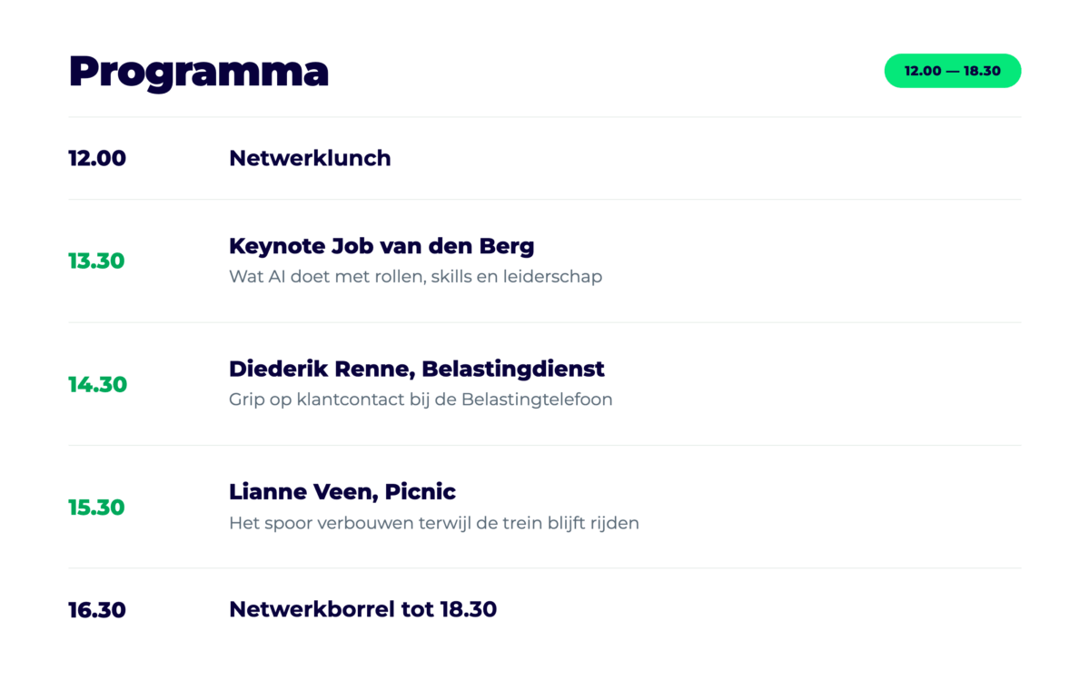 Programma van empathie naar impact